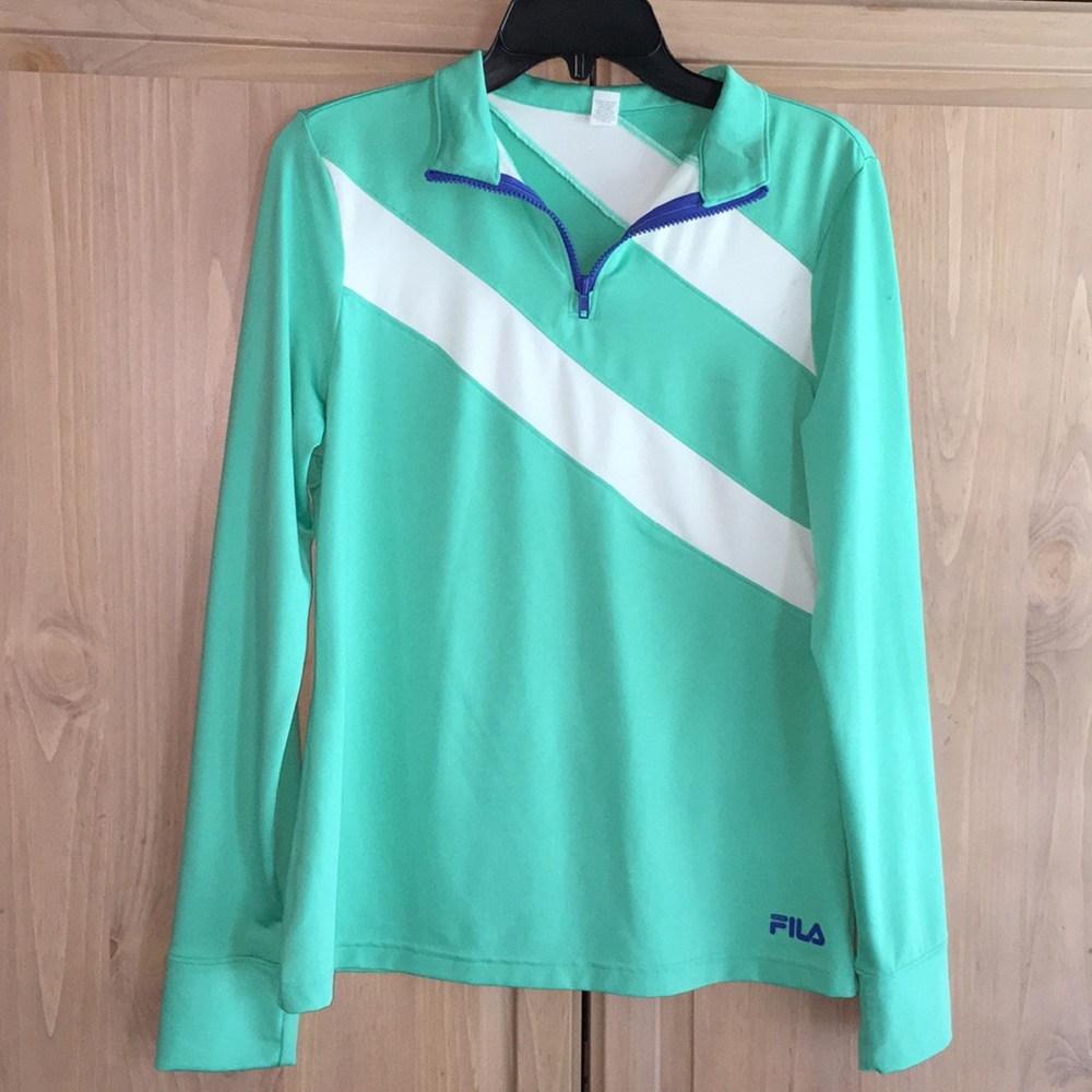 FILA Performance Quarter Zip Long Sleeve Pullover